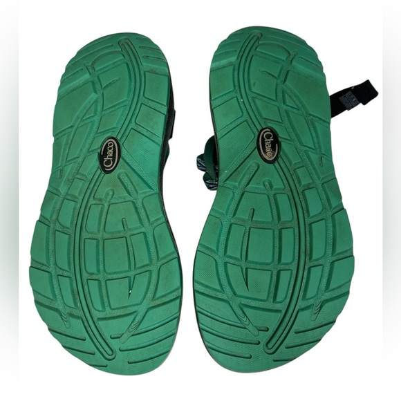 Chaco Women's Sandals - Black and Green - Picture 6 of 9